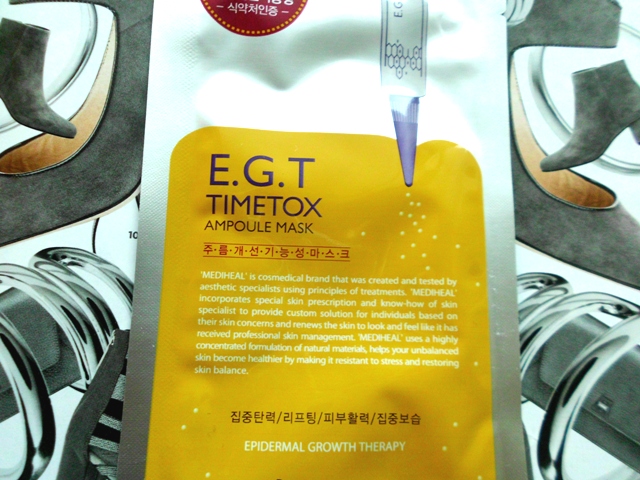 Mediheal EGT Timetox Ampoule Mask