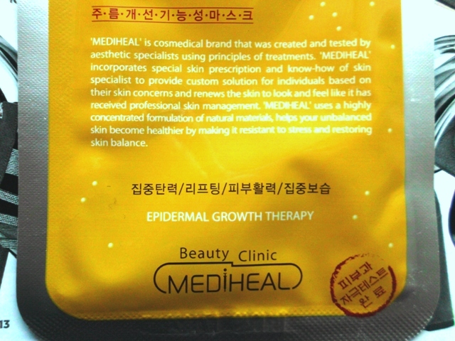 Mediheal EGT Timetox Ampoule Mask(bellanoirbeauty.com)