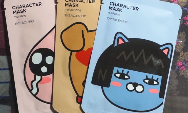 The Face Shop Kakao Friends Character Masks