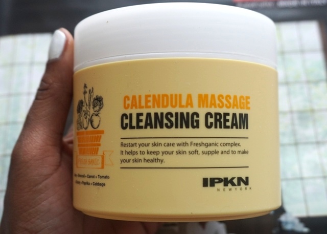 IPKN Calendula Massage Cleansing Cream (bellanoirbeauty.com)