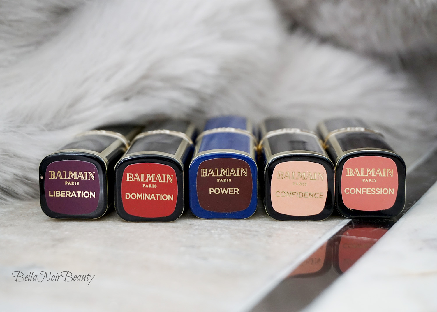 Balmain x L'Oreal Lipsticks | bellanoirbeauty.com
