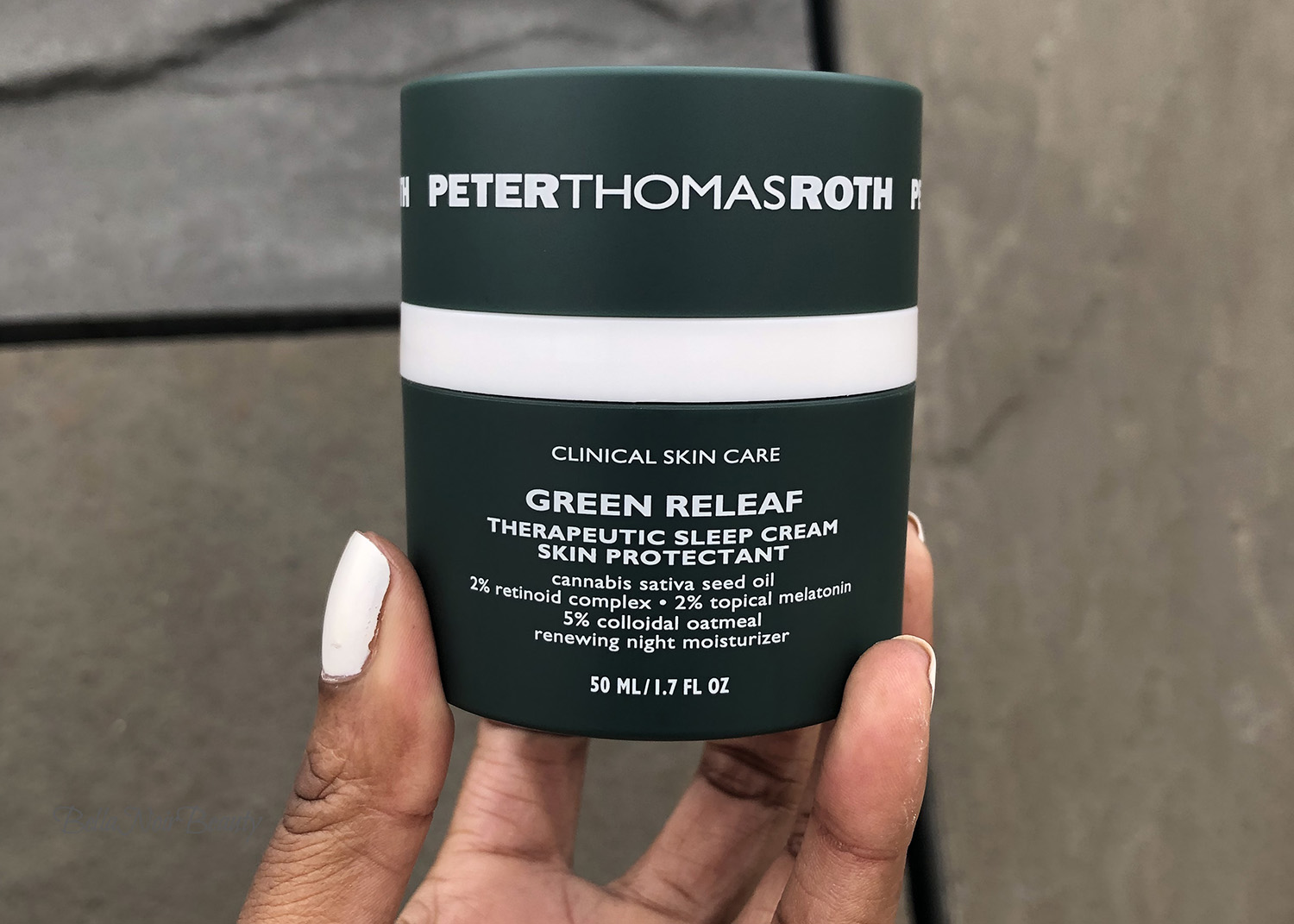 Peter Thomas Roth Green Releaf Therapeutic Sleep Cream | bellanoirbeauty.com